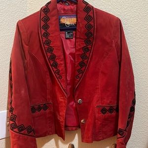 Women’s western leather jacket